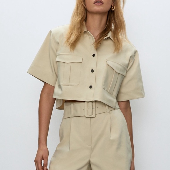 Babaton Jackets & Blazers - Aritzia Babaton Torino cropped shirt/jacket